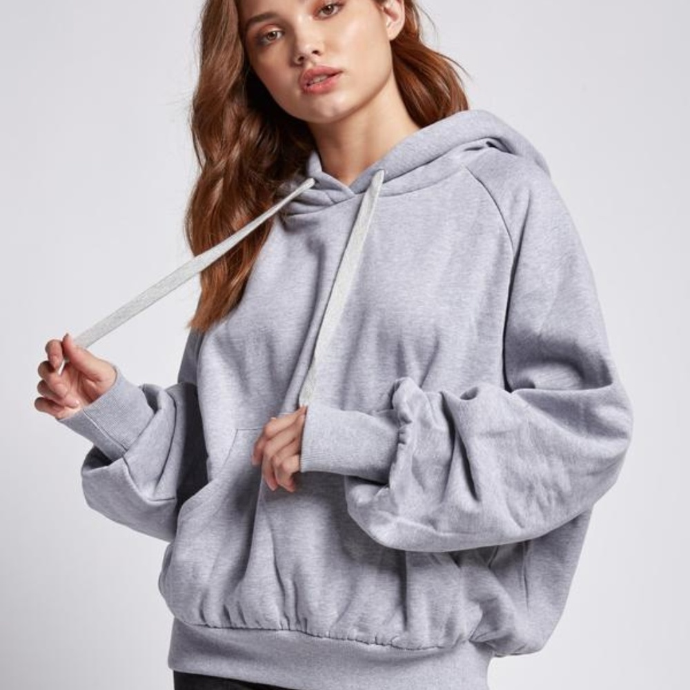 EGGIE Gray Oversized Sweatshirt